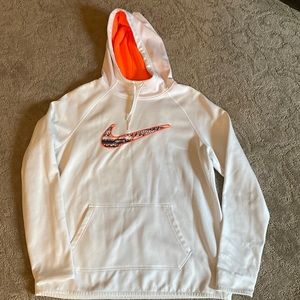 Womens White Nike Thermafit Sweatshirt size medium great condition